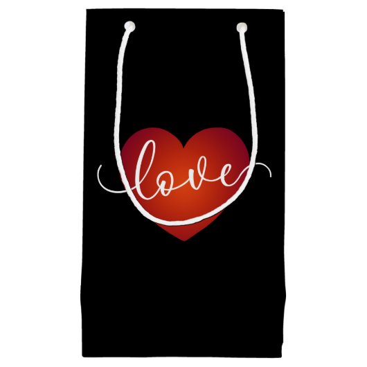 Liebe Valentine| Geschenktasche Kleine Geschenktüte (Vorderseite)