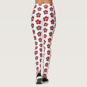 Liebe Valentine Pärchen Rote Blüte Neu Leggings (Rückseite)