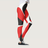 Liebe Valentine Pärchen Rote Blüte Neu Leggings (Rechts)