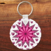 LIEBE VALENTINE PARTY MIT HERZ BLUME GIFT TASTE SCHLÜSSELANHÄNGER (Vorderseite)