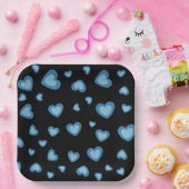 LIEBE VALENTINE PARTY MIT HERZPAPIERPAPIERTELLERN PAPPTELLER (Party)