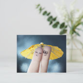 Liebe Valentine Postkarte (Stehend Vorderseite)