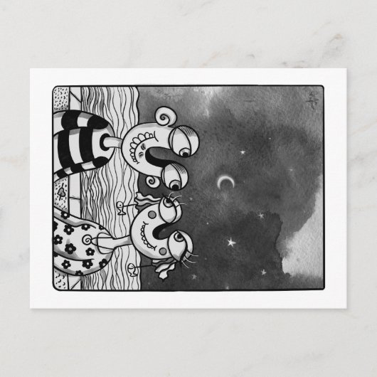 Liebe Valentine Postkarte (Vorderseite)