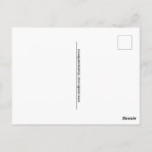 Liebe Valentine Postkarte (Rückseite)