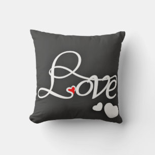 Liebe Valentine Reversible Decorative Pilze Kissen