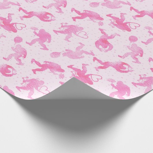 Liebe Valentine, Sasquatch Geschenkpapier (Ecke)