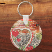 Liebe Valentine Schlüsselanhänger (Vorderseite)