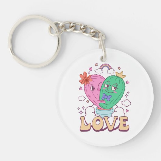 Liebe Valentine Schlüsselanhänger (Vorderseite)