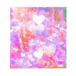 Liebe, Valentine, Tag, Herz, Frauen, Rosa, Rose Notizblock