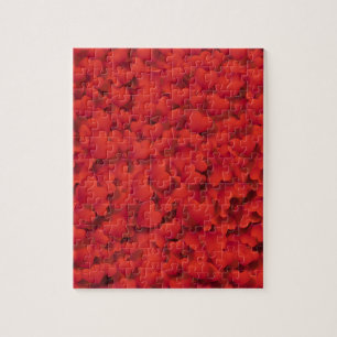 Liebe, Valentine, Tag, Herz, Frauen, Rosa, Rose Puzzle