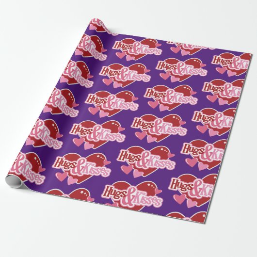 Liebe Valentine Wrapping Paper Geschenkpapier (Ungerollt)