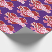 Liebe Valentine Wrapping Paper Geschenkpapier (Ecke)