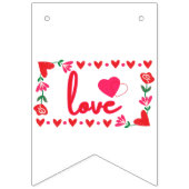 Liebe Valentine's Day Banner (Zweite Fahne)
