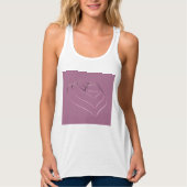 Liebe Valentines Design Tank Top (Vorderseite)