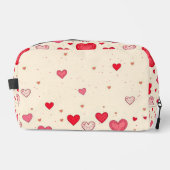 Liebe Valentines Hearts Wedding - Toilettenbeutel Waschbeutel (Vorderseite)