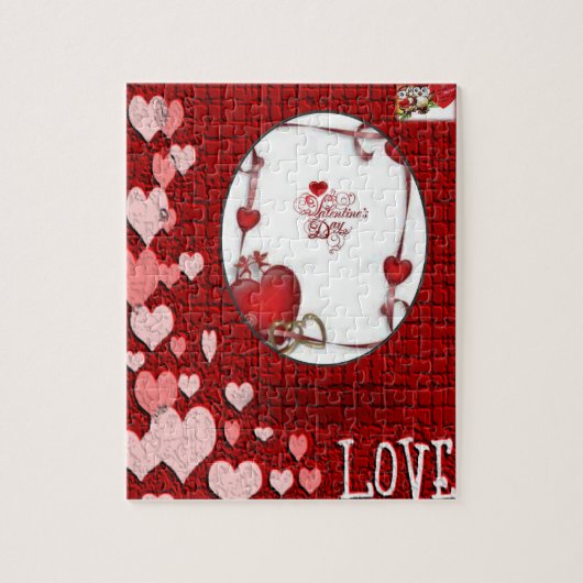 Liebe valentines jigsaw puzzkids puzzle (Vertikal)