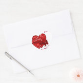 Liebe Valentine's (Personalize) - Heart Stickers (Umschlag)