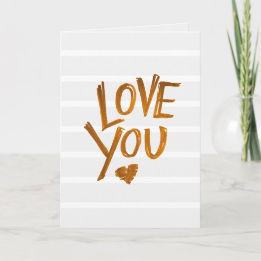 Liebe! Valentinkarte Feiertagskarte (Vorderseite)