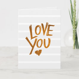 Liebe! Valentinkarte Feiertagskarte