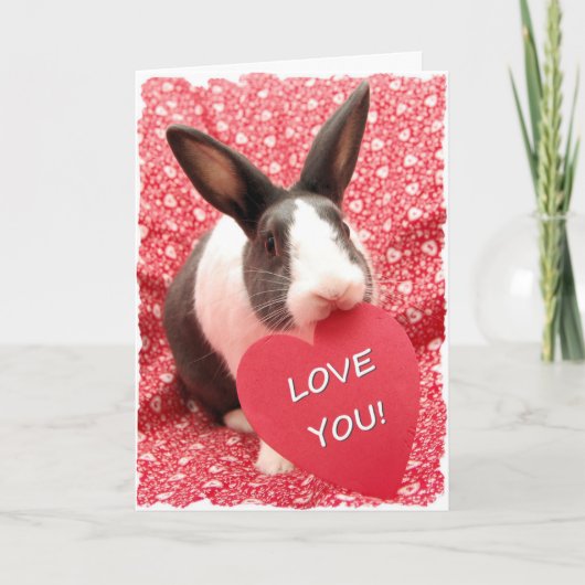 Liebe! Valentinskarte Karte (Vorderseite)