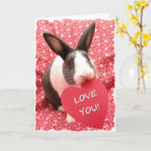 Liebe! Valentinskarte Karte (Gelbe Blume)