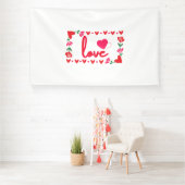 Liebe Valentinstag 6x10 Vinyl Banner (Insitu)