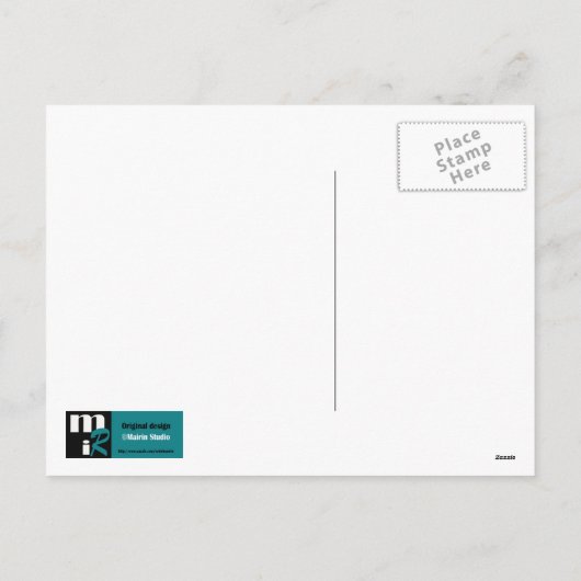 Liebe. Valentinstag Art Deco Design Postkarten (Rückseite)