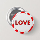 Liebe Valentinstag Button (Vorne & Hinten)