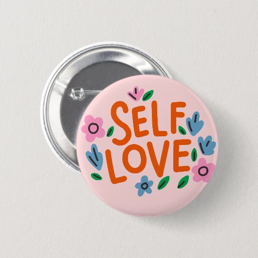 Liebe Valentinstag Button (Vorne & Hinten)