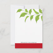 Liebe Valentinstag Einladung (Rückseite)