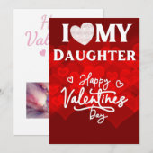 Liebe, Valentinstag, Feiertagskarte (Vorne/Hinten)