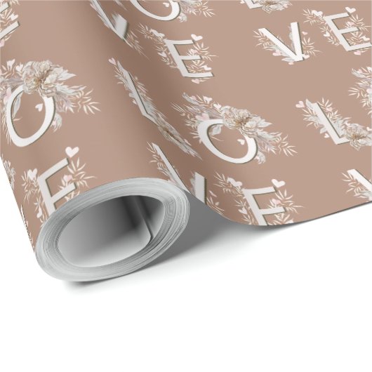 Liebe Valentinstag Geschenkpapier (Rolleneckpunkt)