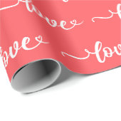 Liebe Valentinstag Geschenkpapier (Rolleneckpunkt)
