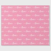 Liebe Valentinstag Geschenkpapier (Flach)