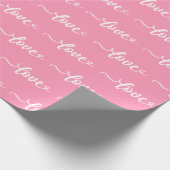 Liebe Valentinstag Geschenkpapier (Ecke)