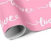 Liebe Valentinstag Geschenkpapier (Rolleneckpunkt)