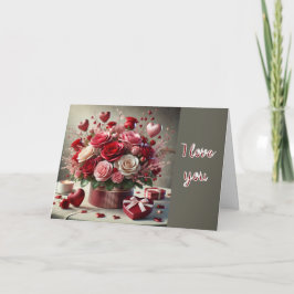 Liebe Valentinstag Grußkarte Karte