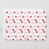 Liebe Valentinstag Haustiere Foto Feiertagskarte (Rückseite)