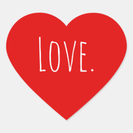 Liebe Valentinstag Herzsticker Herz-Aufkleber