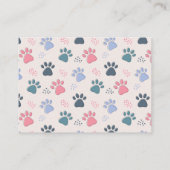 LIEBE Valentinstag Individuelle Haustiere Hund Fot Mitteilungskarte (Rückseite)