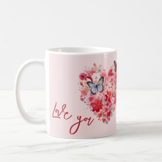 Liebe | Valentinstag Kaffeetasse (Links)