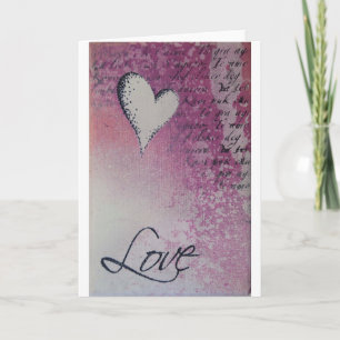 Liebe-Valentinstag-Karte Feiertagskarte