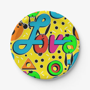 Liebe, Valentinstag Pappteller