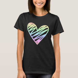 Liebe Valentinstag Pastell Regenbogen 1 T-Shirt