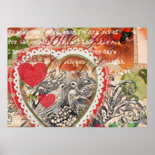 Liebe Valentinstag Poster