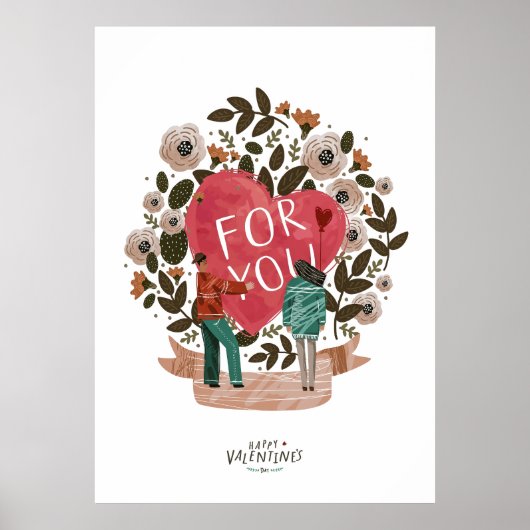Liebe Valentinstag Poster (Vorne)