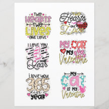 Liebe Valentinstag Romantische Scrapbook-Elemente