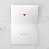 Liebe Valentinstag Romantische Sportarten Feiertagskarte (Innenseite)