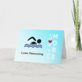 Liebe Valentinstag Romantische Sportarten Feiertagskarte (Vorderseite)