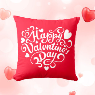 Liebe Valentinstag Rot Kissen